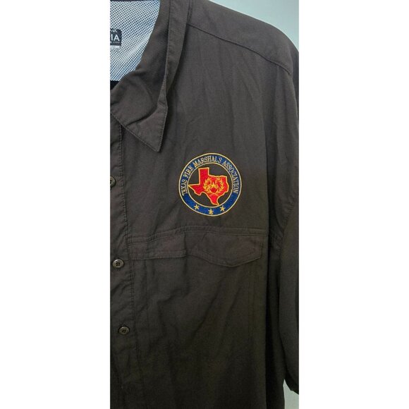 Texas Fire Marshals Association Button-Up Shirt 2XL Olympia Sportswear - Picture 2 of 4